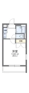 レオパレスポラール【2階】の間取り