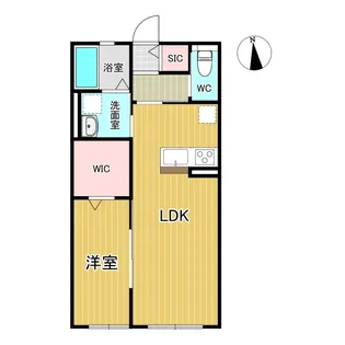 パレスハイム【1階】の間取り