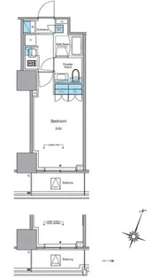 ルフォンプログレ渋谷ヒルトップ【14階】の間取り