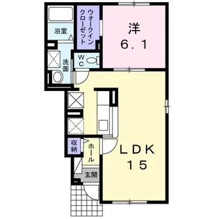 Polaris Station【1階】の間取り