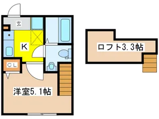 ポルトコリーナ鶴川【1階】の間取り