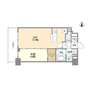 コンフォリア桜上水【7階】の間取り