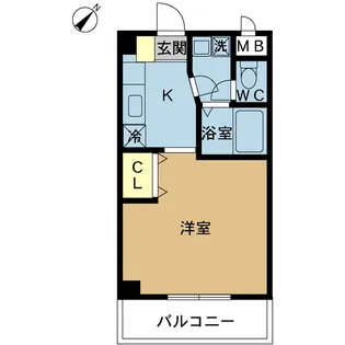 笹堤ビル【2階】の間取り