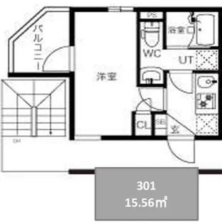 インベスト蒲田50【3階】の間取り
