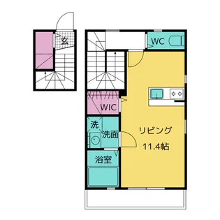 SANTEOIRII(サンテワールII)【2階】の間取り