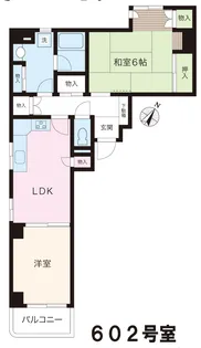 タケナカAP【6階】の間取り