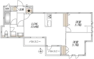 【新築☆旭化成ヘーベルメゾン】シュシュ・ドミールII【3階】の間取り