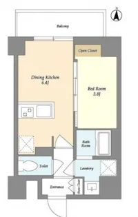 VORT扇橋residence【9階】の間取り
