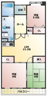アジュダール光が丘【3階】の間取り