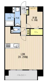 LIBTH菊陽II【2階】の間取り
