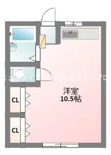 ハイツラポール【1階】の間取り