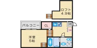 ハーモニーテラス千種IV【2階】の間取り