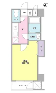エンブル・セレス常磐町【4階】の間取り