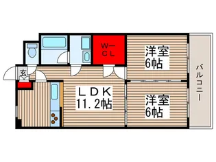 ハウス実【1階】の間取り