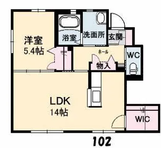 グレイスKII【1階】の間取り