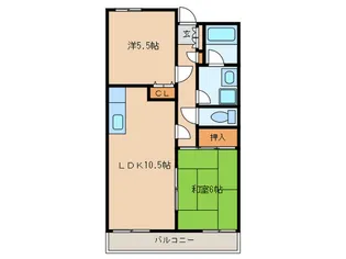 MONコスモス【2階】の間取り