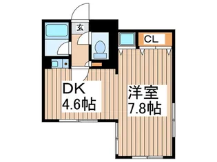 ソシエ南林間【2階】の間取り