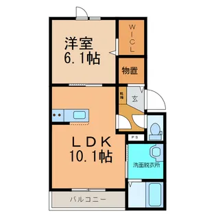 EAGLEX【2階】の間取り