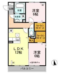 MDPマンション矢巾 A【3階】の間取り