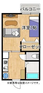 グレースB【2階】の間取り