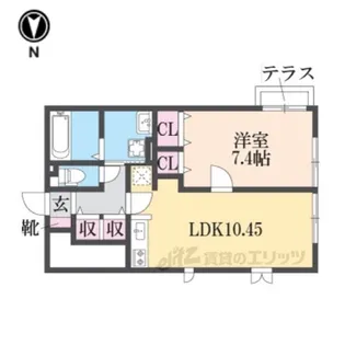 AFFINITYHOMES【1階】の間取り