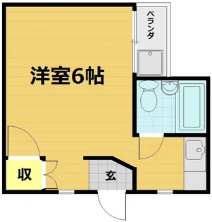 紅彩ハウス【4階】の間取り