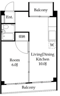 グリーンハイツ【4階】の間取り
