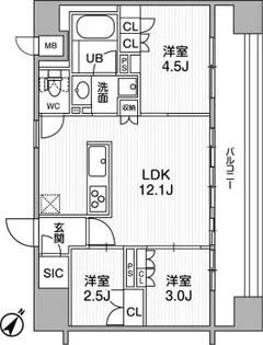 nido SUGAMO【13階】の間取り