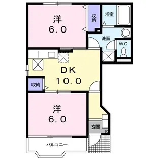グランズ 21 B【1階】の間取り