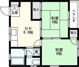 ダイワハイツ梅郷 A棟【1階】の間取り