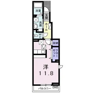 ファイン ブリーゼ【1階】の間取り