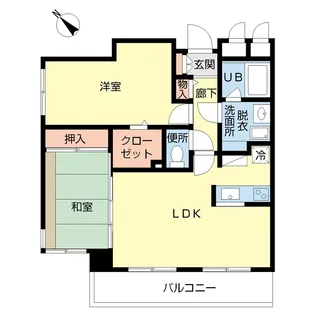 ディヴェール北葛西【3階】の間取り
