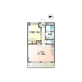 belle avenue【2階】の間取り