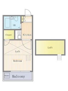 シンセイ2号棟【2階】の間取り