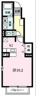イーストヒルソレイユ【1階】の間取り