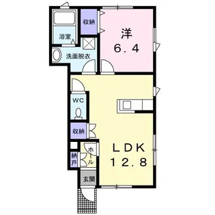 サンヴィレッジ御門I【1階】の間取り