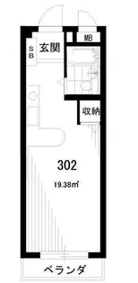 コーポザルツブルグ【3階】の間取り