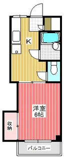 キザワコーポ【2階】の間取り