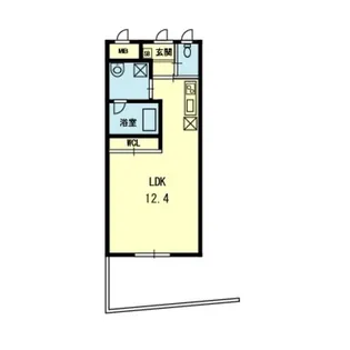ラ・スゥールエネ【3階】の間取り