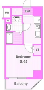 グロースレジデンス横浜大通り公園【5階】の間取り