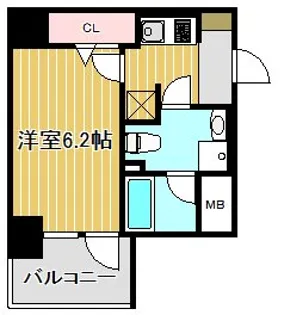 SHOKEN Residence新丸子【5階】の間取り