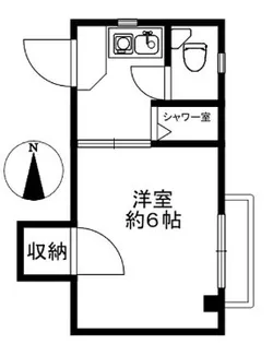 大越第二ビル【2階】の間取り