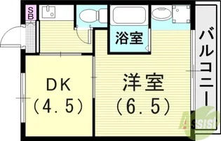 ヴィラナリー雲雀ケ丘1号棟【1階】の間取り