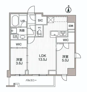 シーズンフラッツ両国サウス【9階】の間取り