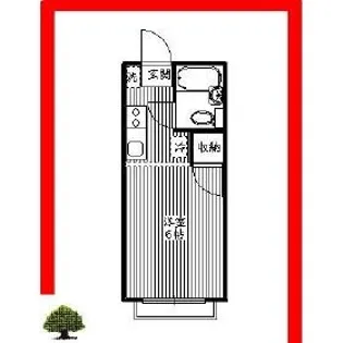 シャルム若松【2階】の間取り