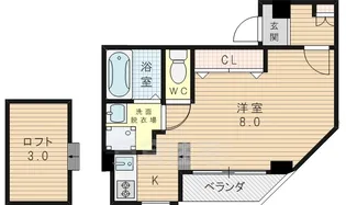 ブリゼ【5階】の間取り