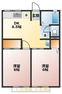 シティハイム鳥井戸I【2階】の間取り