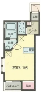 ルミナス南太田【2階】の間取り