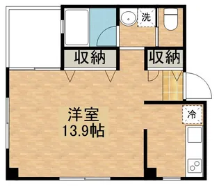 イーストパークマンション【6階】の間取り