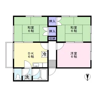 コーポM1【2階】の間取り